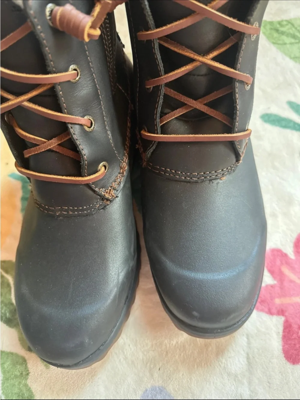 Sperry maritime repel waterproof black leather